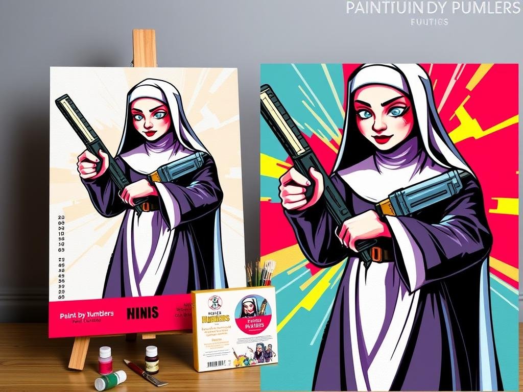 Armed Nun Pop Art Kit