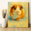 Paint by Number Guinea Pig Kit – Cute DIY Animal Painting – Easy Canvas Art for Kids & Adults – Pet Lovers Gift