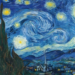 Paint By Number “Starry Night Sky” – Van Gogh Inspired Paint By Numbers For Adults Beginners | DIY Galaxy Art Kit