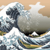 Paint By Number “Great Wave Sea” – Japanese Ocean Paint By Numbers For Adults Beginners | DIY Classic Art Kit