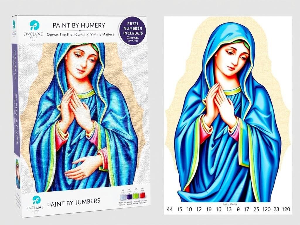 Virgin Mary Religious Art Kit